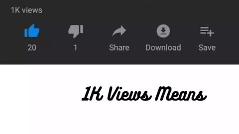 1k views means – 1k views का मतलब क्या है